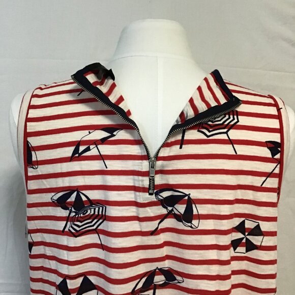 Anthropologie W5 Sleeveless Fisherman Core Striped Top Size XL - Picture 4 of 8